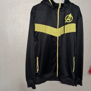 Marble Avengers Hooded Zip Jacket